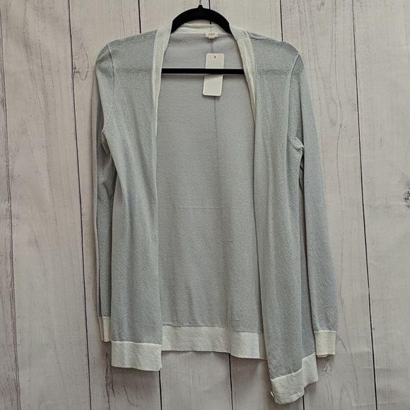 J. Crew Sweaters - J. Crew Cardigan Sheer Gray